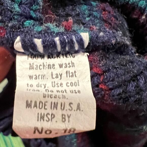 Sweater Graphix vintage made in the USA boys crewneck sweater size 20/XXL - Picture 4 of 4